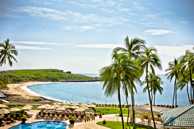 Photo of Hulopo'e Bay on the Island of Lana'i